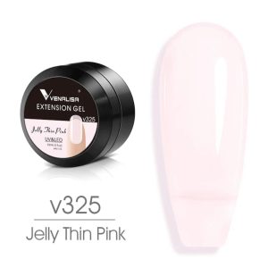 Venalisa Extension Builder Gel TPO Free Hema Free 15ml Jelly Thin Pink v325