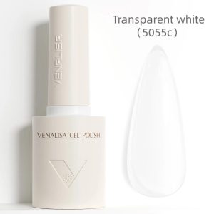 Venalisa Nail Gel Polish TPO Free Hema Free 10ml – 5055 Transparent White