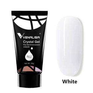 Venalisa Crystal Gel Polygel White 30g – R02