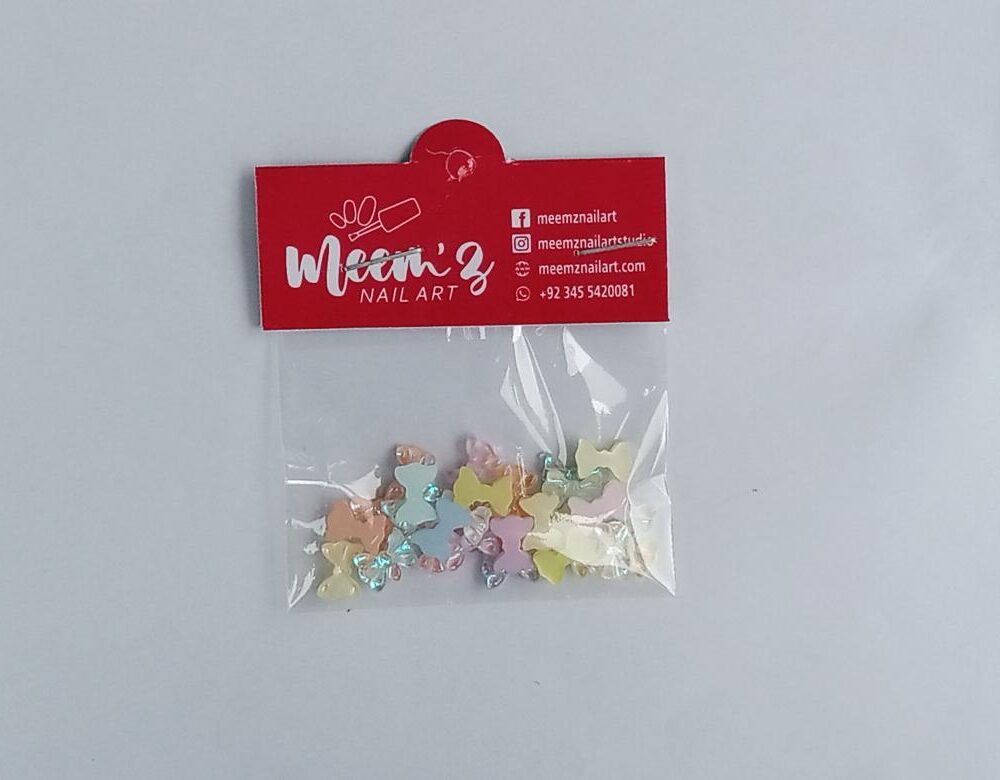Bow Nail Accessories Nail Decor Pack - 023