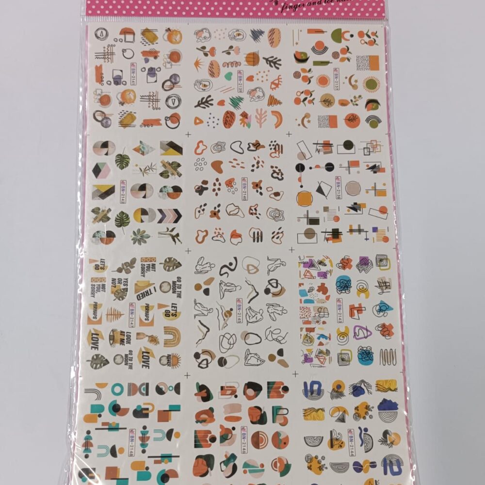 Water Decals Water Transfer Stickers D11