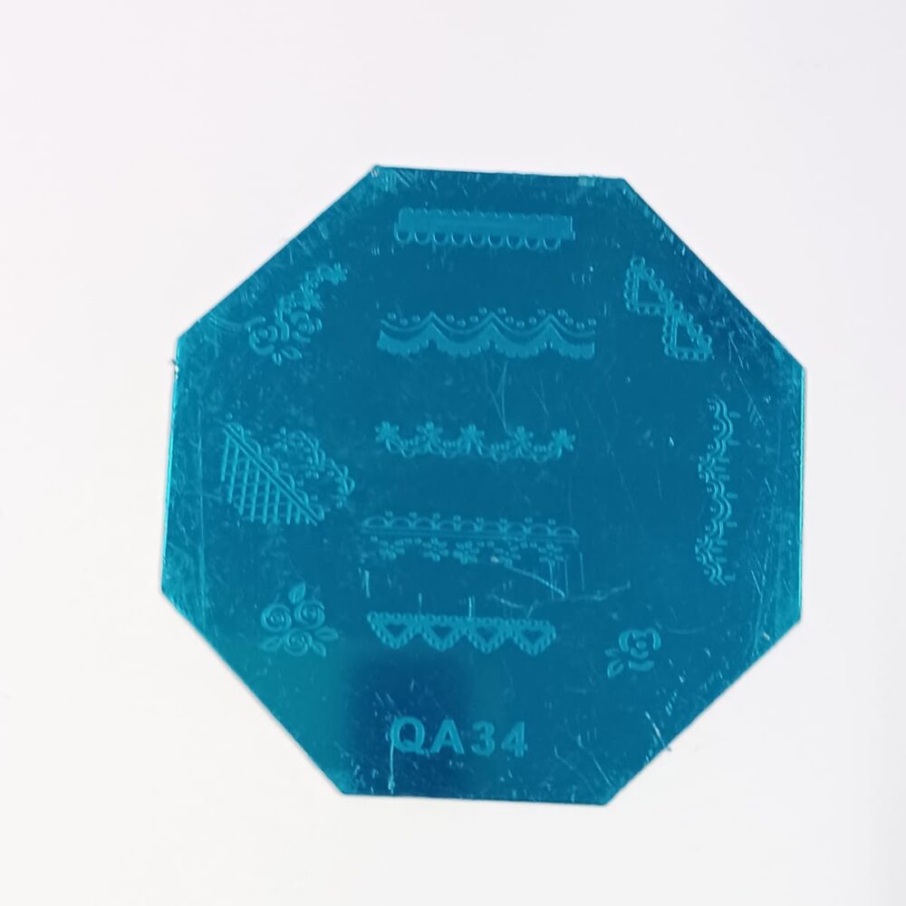 Meemz Nail Art Stamping Plate