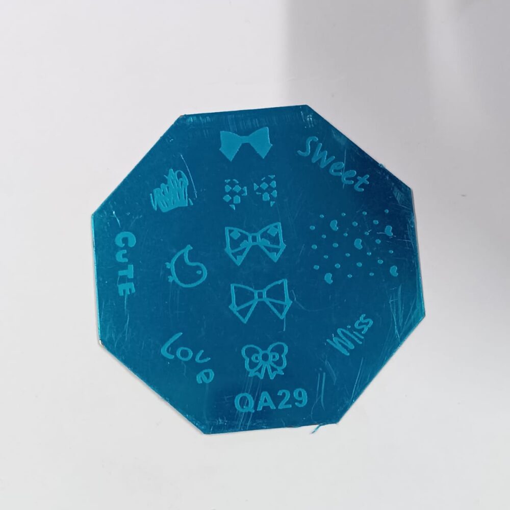 Meemz Nail Art Stamping Plate
