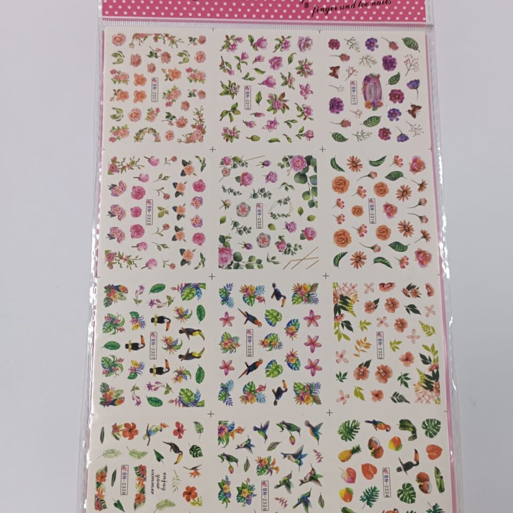 Water Decals Water Transfer Stickers D12