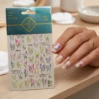 5D Aurora Butterfly Nail Stickers — M-2534