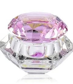 Meem'z crystal monomer pot decorative acrylic liquid container for nail workstation in Pakistan