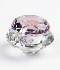 Meem'z crystal dappen dish decorative for acrylic monomer nail extension services in Pakistan