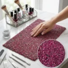 Meem'z nail tech arm rest table mat plain cushioned for nail workstation in Pakistan