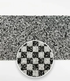 Meem'z nail tech arm rest table mat black and white design for nail workstation in Pakistan