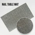Meem'z nail tech arm rest table mat crystal design for premium nail workstation in Pakistan