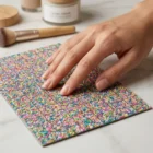 Meem'z nail tech arm rest table mat candy design playful for nail workstation in Pakistan