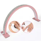 Meem'z 25W half moon LED nail table lamp pink medium for nail workstation in Pakistan