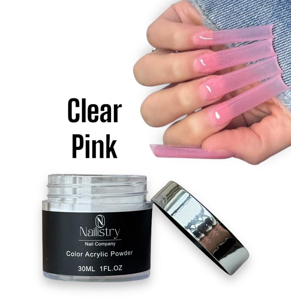 Nailistry Acrylic Powder 30g - Clear Pink
