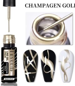 Lilycute Champagne Gold Line Gel 5ml