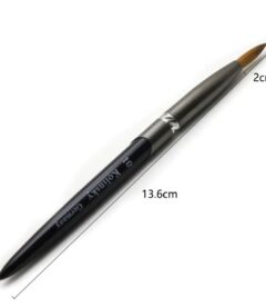 Meem'z 30% Kolinsky Acrylic Nail Brush - Size 10