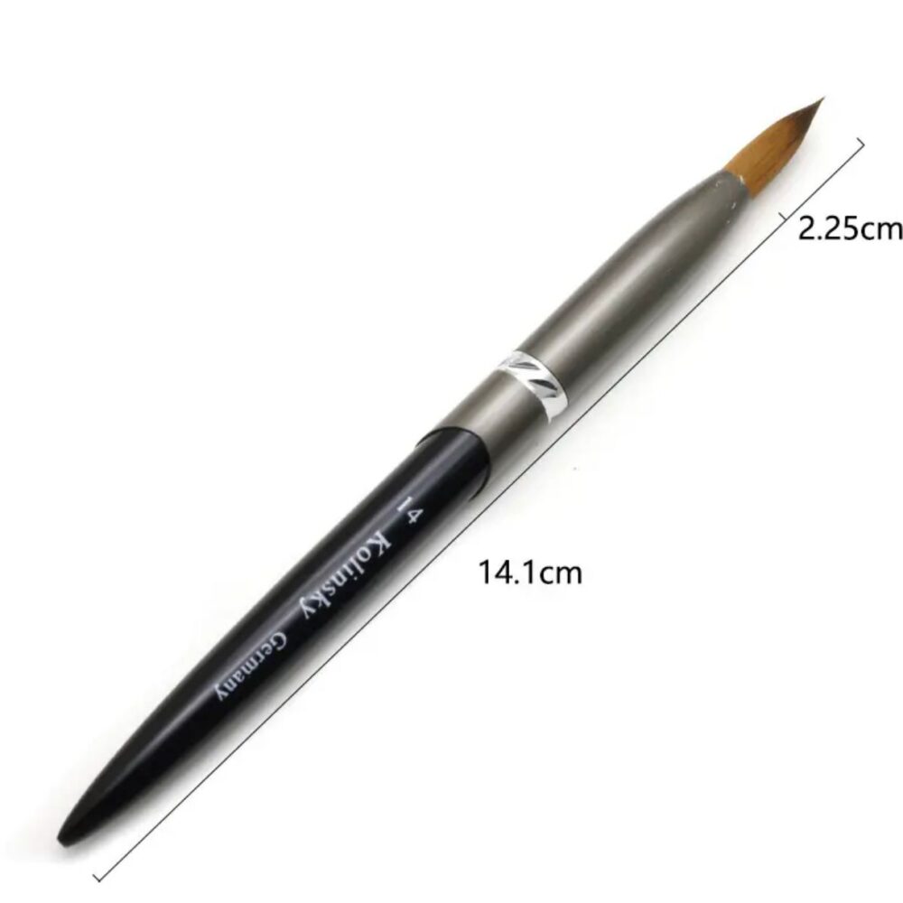 30% Kolinsky Acrylic Nail Brush - Size 14