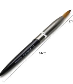 Meem'z 30% Kolinsky Acrylic Nail Brush - Size 12