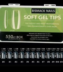 Meem'z Soft Gel Nail Tips - Medium Square 550pcs (Version A)