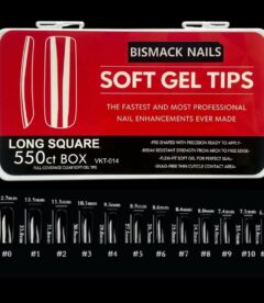 Meem'z Soft Gel Nail Tips - Long Square 550pcs