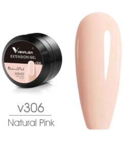 Venalisa Extension Builder Gel 15ml - Natural Pink V306 (TPO Free HEMA Free)