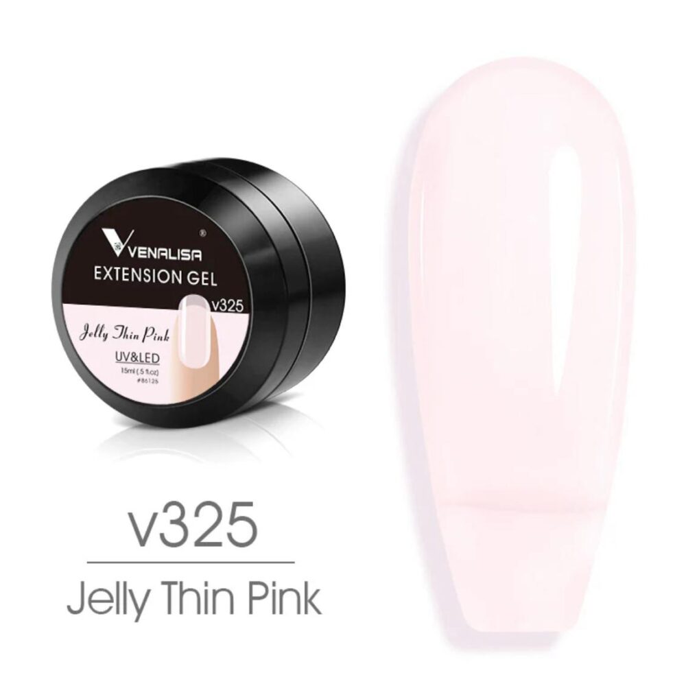 Venalisa Extension Builder Gel 15ml - Jelly Thin Pink V325