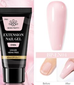 Born Pretty Pro HEMA Free Polygel Tube 60ml - EN04 Nude
