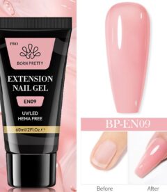Born Pretty Pro HEMA Free Polygel Tube 60ml - EN09 Nude