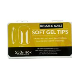 Meem'z Soft Gel Nail Tips - Short Squoval 550pcs