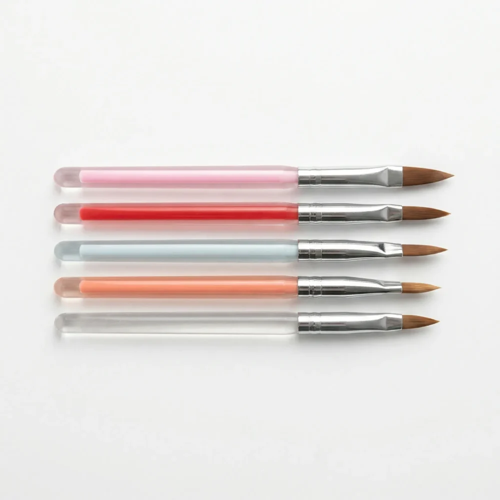 Meem'z professional kolinsky acrylic nail brush for acrylic nail extensions in Pakistan
