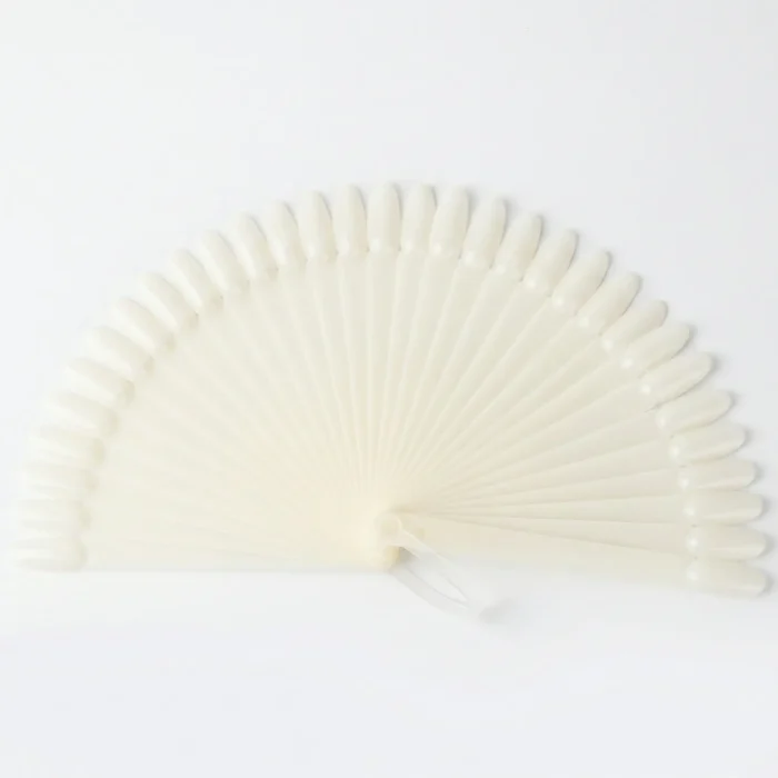 Meem'z round nail tip display stand for salon colour swatching in Pakistan