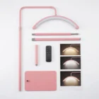Meem'z half moon UV LED nail lamp with adjustable stand in pink for salon use in Pakistan