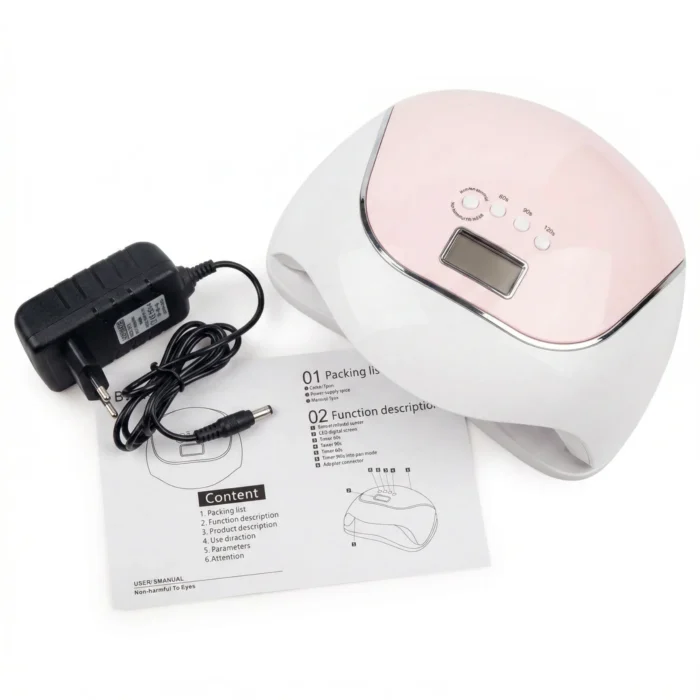 Blueque V5 120W UV LED nail curing lamp for professional salon use in Pakistan