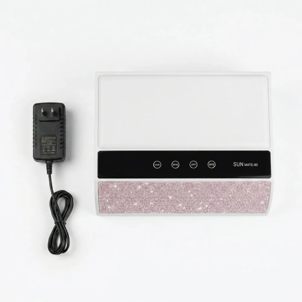 Sun Mate 280W 2-in-1 cordless rechargeable UV LED nail lamp for professional salon use in Pakistan