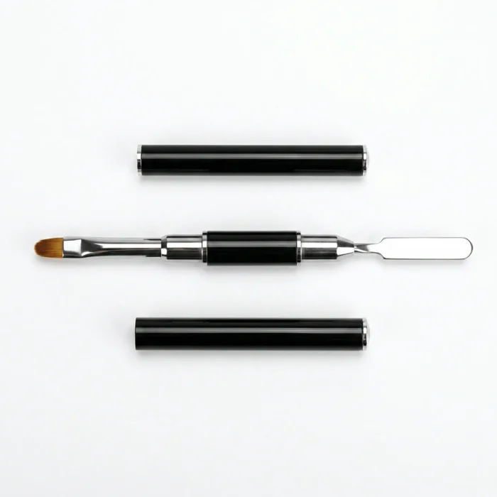Meem'z dual sided polygel and gel applicator brush for nail extensions in Pakistan
