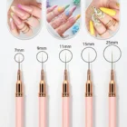 Meem'z striping nail art brush set 5 pieces for line nail art designs in Pakistan