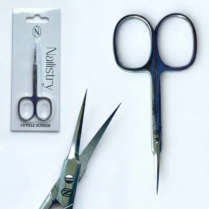 Nailistry Professional Cuticle Scissors Type A for nail technicians available in Pakistan at Meem'z