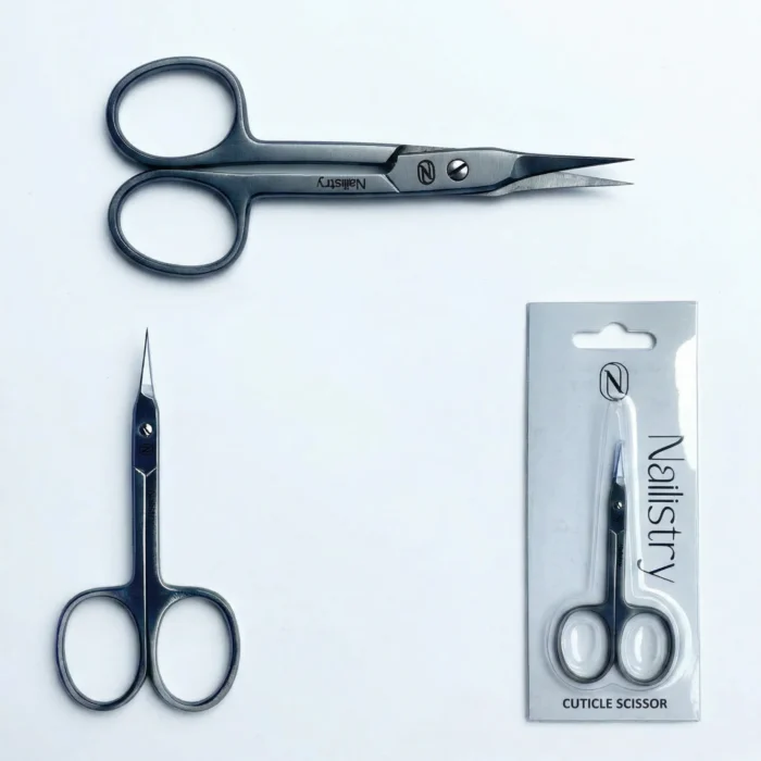 Nailistry Professional Cuticle Scissors Type B available in Pakistan at Meem'z Nail Art