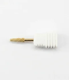 Meem'z gold carbide tapered cone nail drill bit for cuticle and sidewall work in Pakistan