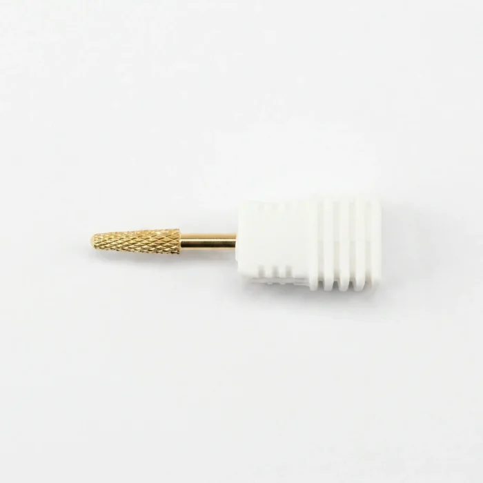 Meem'z gold carbide tapered cone nail drill bit for cuticle and sidewall work in Pakistan Meem'z gold carbide tapered cone nail drill bit for cuticle and sidewall work in Pakistan