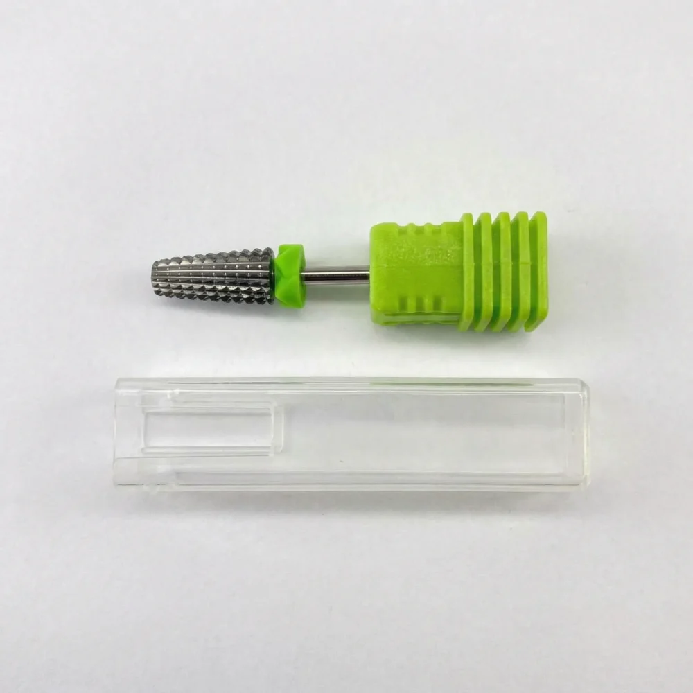 Meem'z rainbow multicolor carbide precision bur nail drill bit with case for salon use in Pakistan