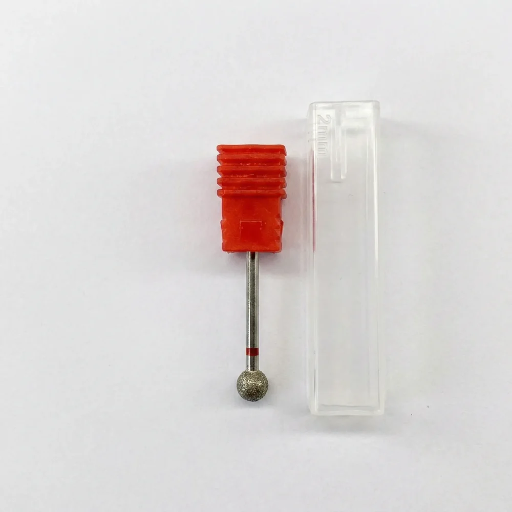 Meem'z diamond ball drill bit 2mm for cuticle exfoliation and Russian manicure in Pakistan