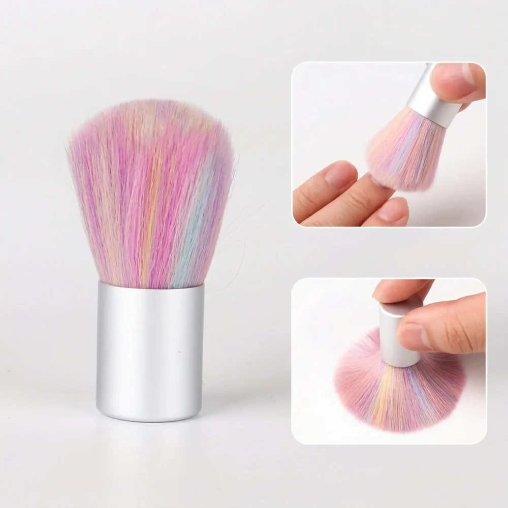 Meem'z small nail dust brush compact for nail technicians in Pakistan