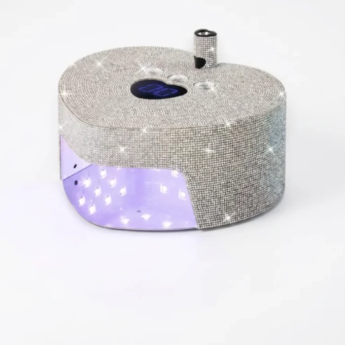 86W rechargeable UV LED nail lamp with handheld UV wand for salon and portable nail use in Pakistan 86W rechargeable UV LED nail lamp with handheld UV wand for salon and portable nail use in Pakistan