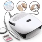 SG708 3-in-1 UV lamp nail drill and dust collector all-in-one nail station in Pakistan