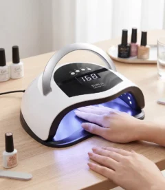 SUN L8 168W UV LED nail curing lamp with 45 LED beads for salon use in Pakistan