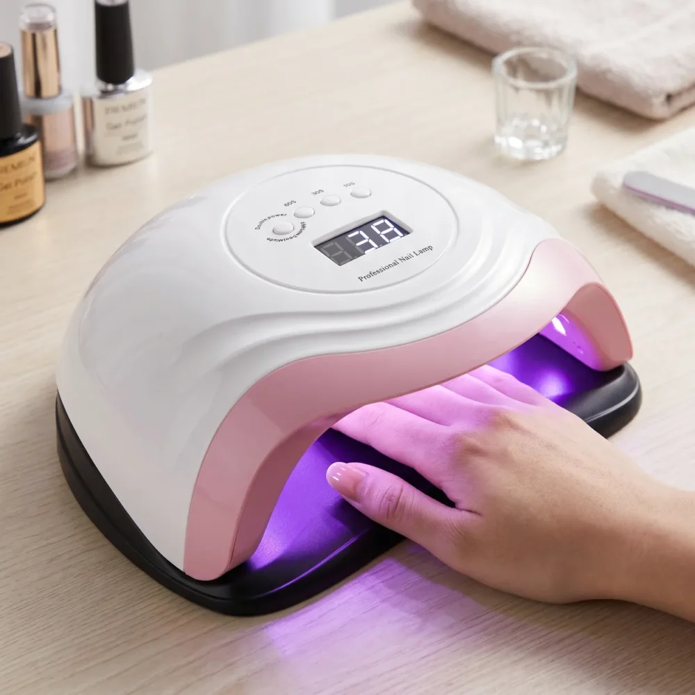 Blueque V7 168W UV LED nail curing lamp professional for salon use in Pakistan Blueque V7 168W UV LED nail curing lamp professional for salon use in Pakistan
