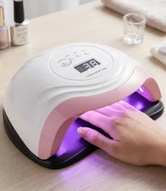Blueque V7 168W UV LED nail curing lamp professional for salon use in Pakistan