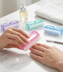 Meem'z nail cleaning brush for nail prep and hygiene in Pakistan