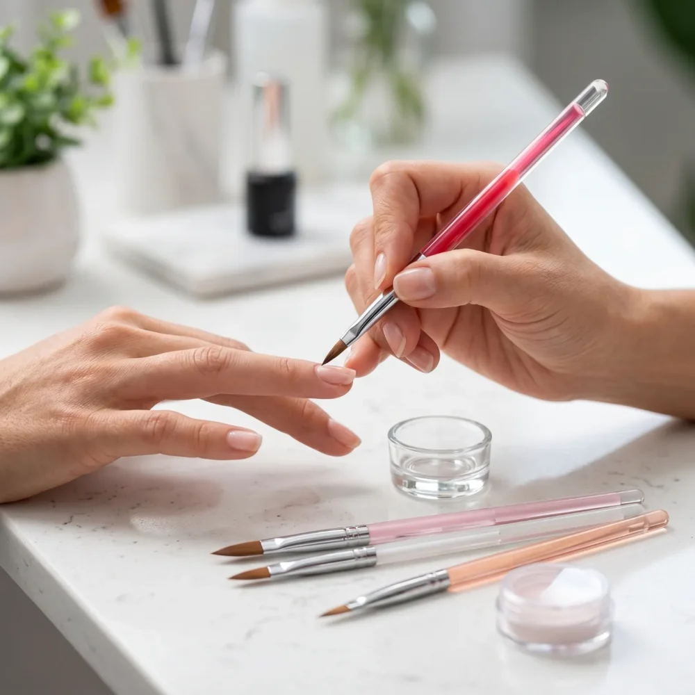 Meem’z professional kolinsky acrylic nail brush for acrylic nail extensions in Pakistan Meem'z professional kolinsky acrylic nail brush for acrylic nail extensions in Pakistan