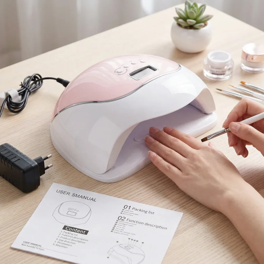 Blueque V5 120W UV LED nail curing lamp for professional salon use in Pakistan Blueque V5 120W UV LED nail curing lamp for professional salon use in Pakistan